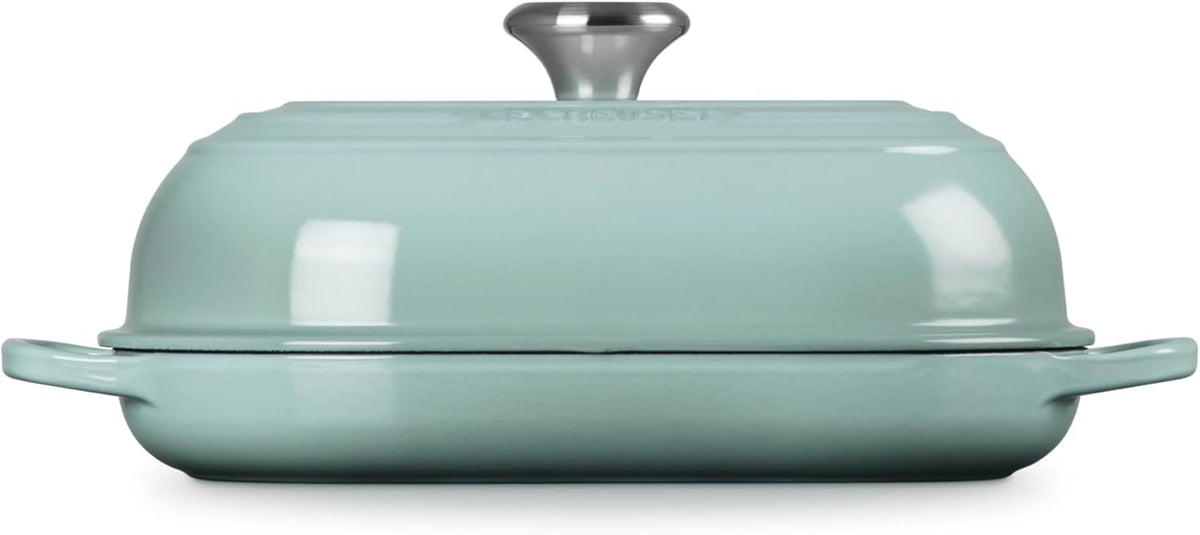 Le Creuset Enameled Cast Iron Signature Oval Bread Oven, 11.5 inch, Sea Salt