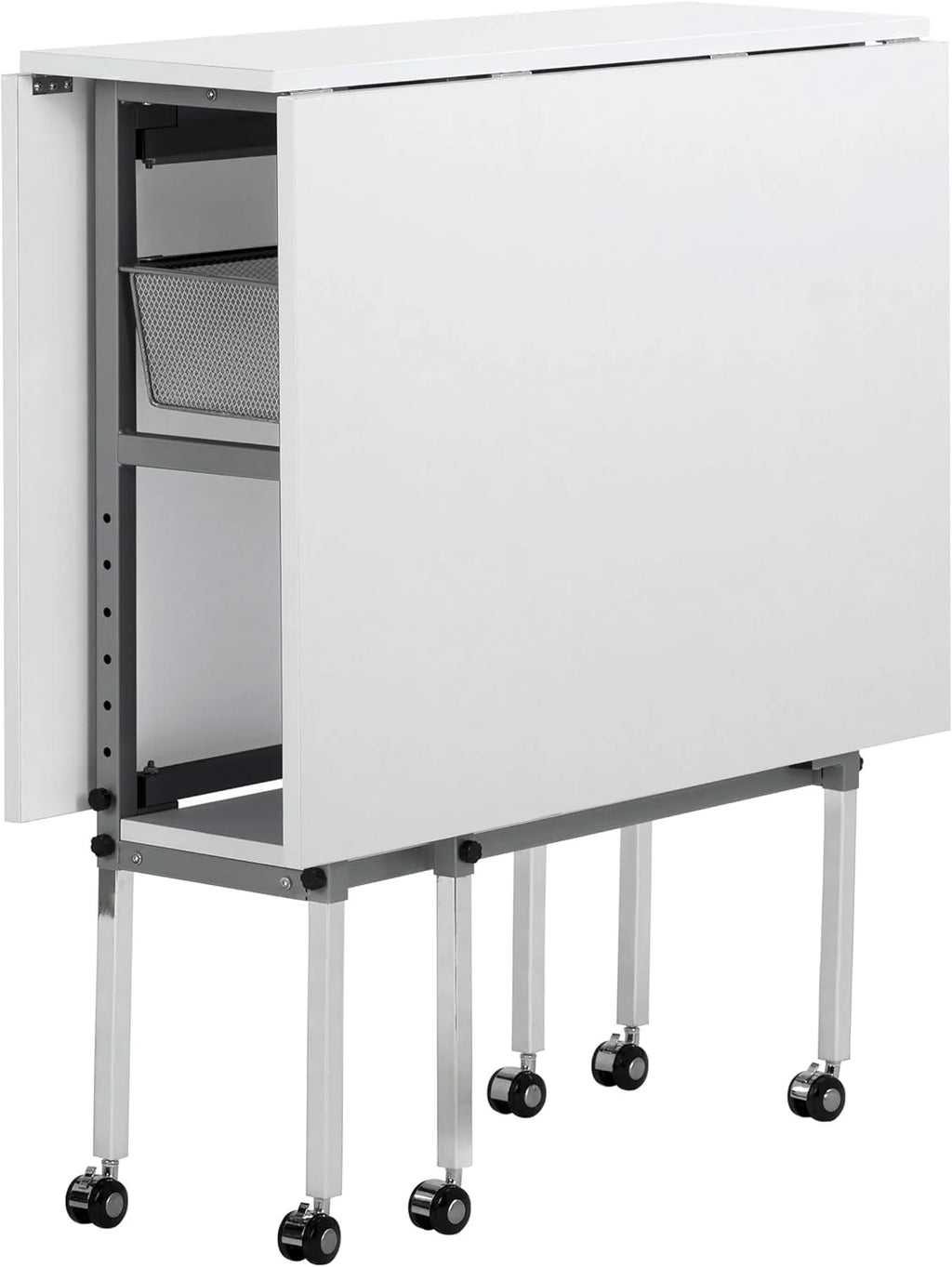 Sew Ready Hobby Cutting Table, 58.75"x36.5", White/Silver