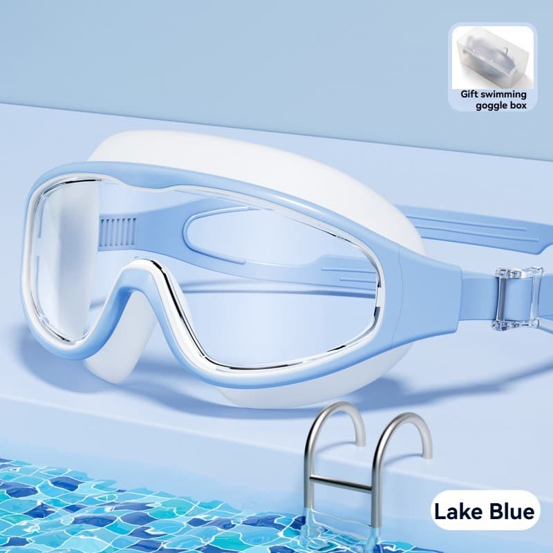 Large-Frame Swim Goggles - Anti-Fog HD For Men & Women