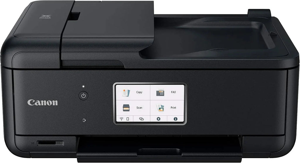 Canon PIXMA TR8620a - All-in-One Printer Home Office|Copier|Scanner|Fax|Auto Document Feeder | Photo, Document | Airprint (R), Android, Black, Works with Alexa