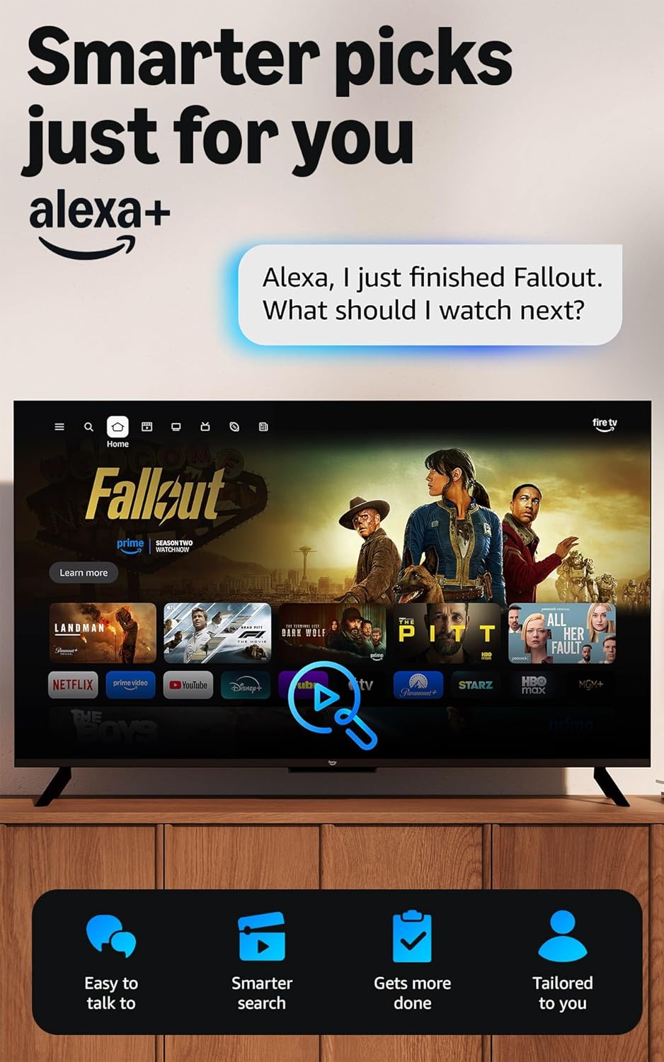 Amazon Ember 32" 2-Series with Fire TV (newest model), HD smart TV with Alexa Remote, fast streaming, Dolby Audio, Ambient Experience, free and live TV, find shows faster with Alexa+