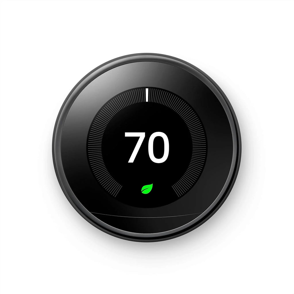 Nest 3rd Gen Learning Thermostat, Programmable Smart, Alexa Compatible, White, Wi-Fi, Energy Saving, Home Use